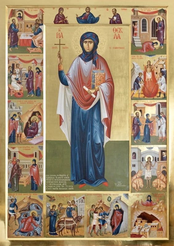 Равноапостольная Фе́кла Иконийская, Селевкийская, первомученица