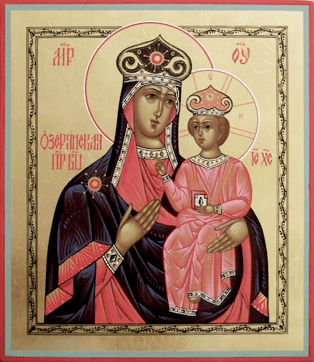 Икона Богородицы Озерянская