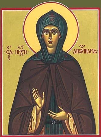 Преподобная Аполлина́рия