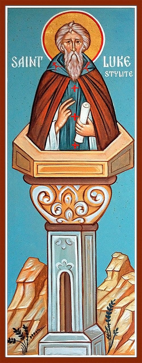Преподобный Лука́ Столпник, Халкидонский, иеромонах