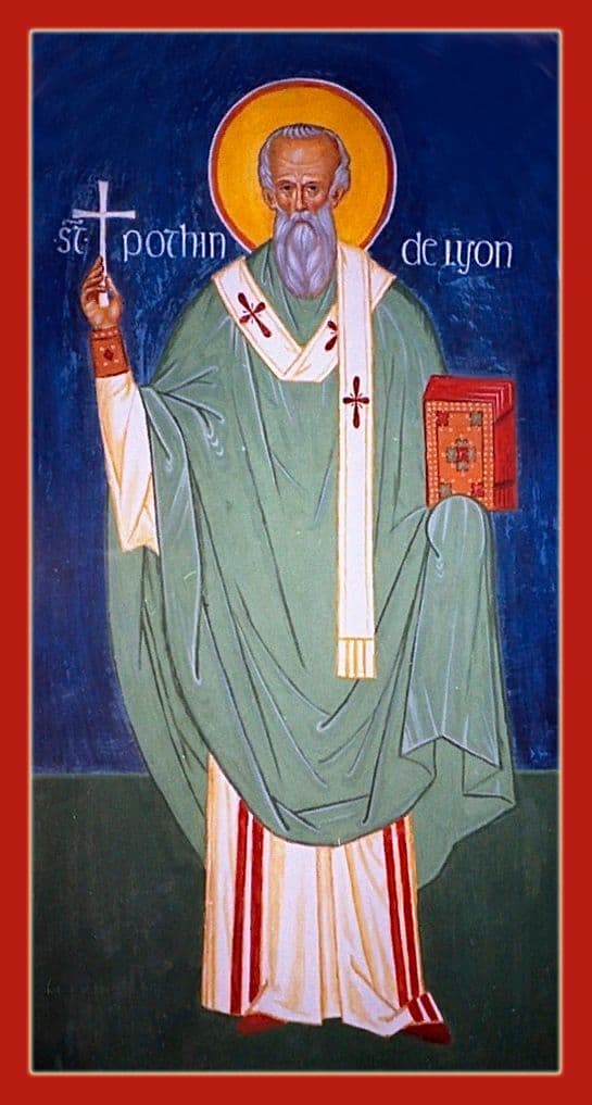 Священномученик Пофи́н Лио́нский, епископ