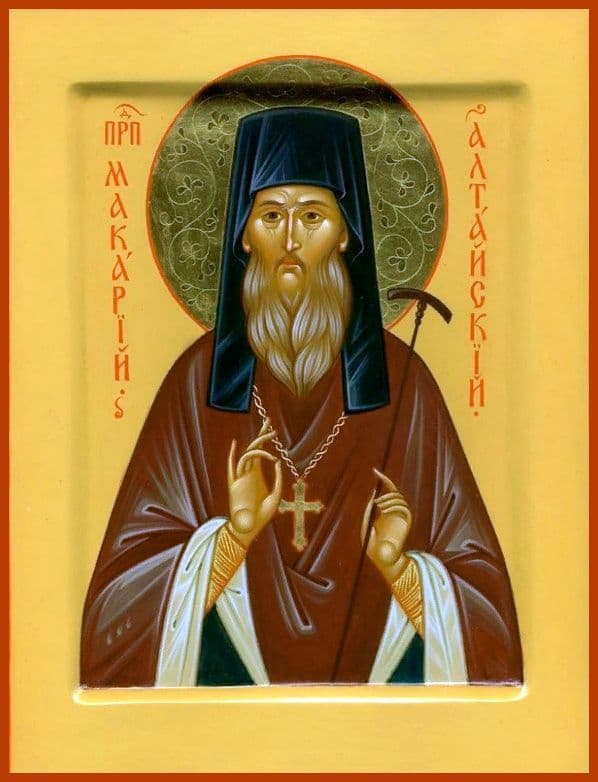Преподобный Макарий (Глухарев), Алтайский, архимандрит