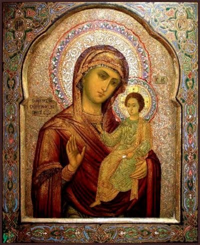 Икона Богородицы Одигитрия Седмиезерная