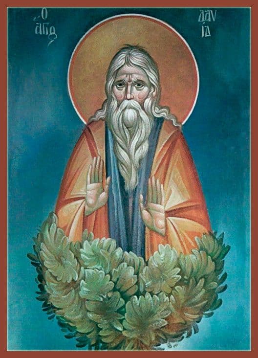 Преподобный Дави́д Солунский (Фессалоникийский), отшельник