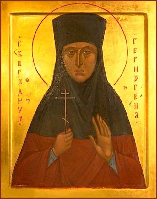 Преподобномученица Гермоге́на (Кадомцева), монахиня