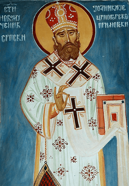 Священномученик Иоанни́кий (Липовац), Черногорско-Приморский, митрополит