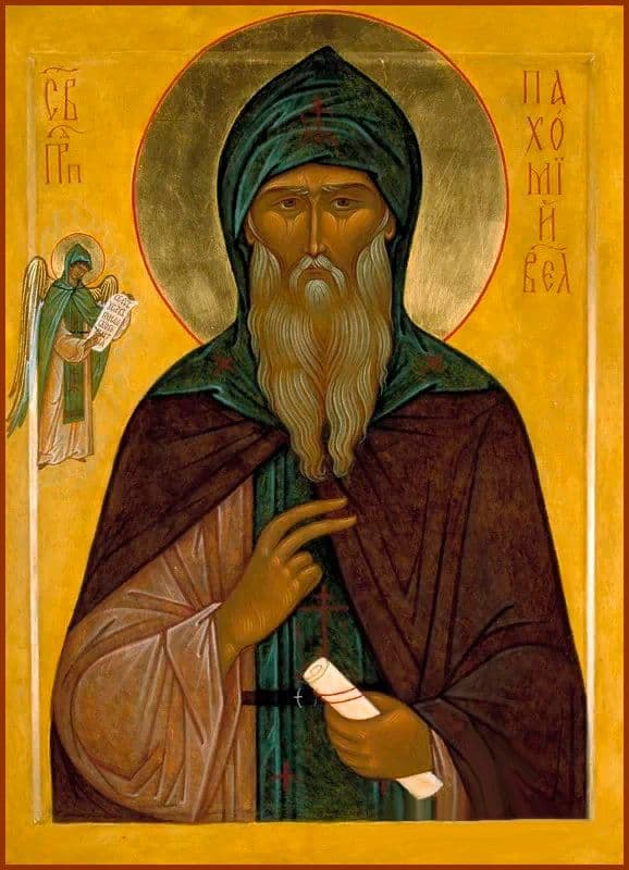 Преподобный Пахо́мий Великий, Египетский, Фиваидский